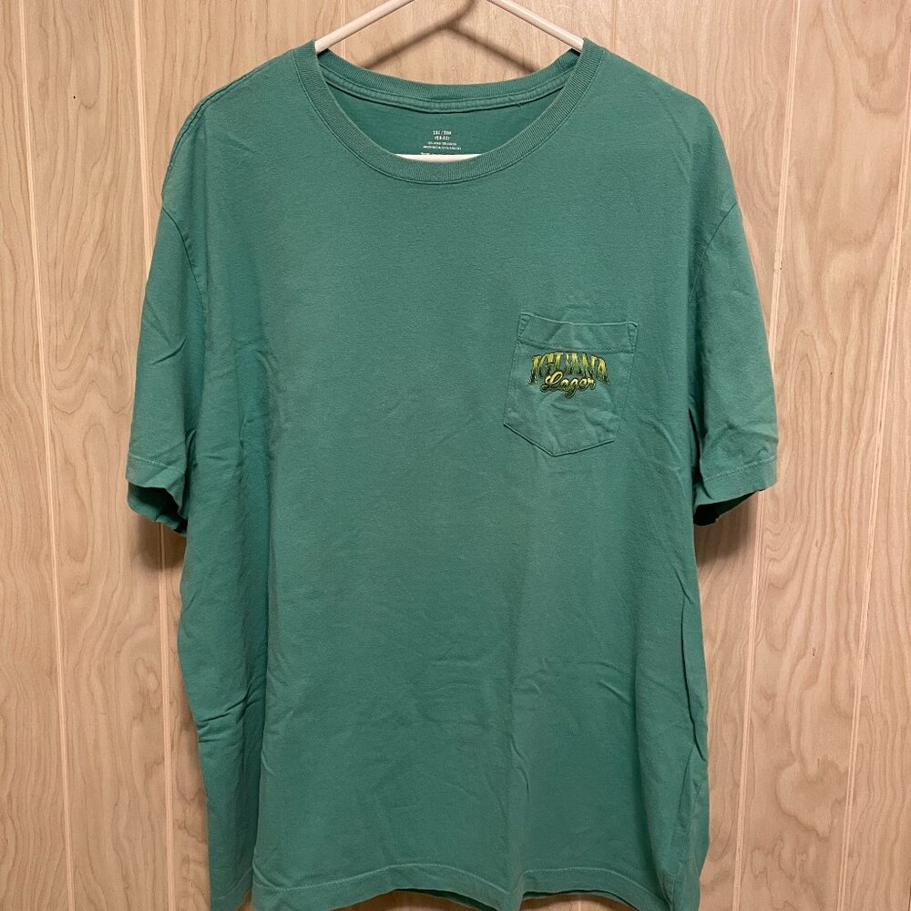 TEAL IGUANA LAGER T-SHIRT XXLARGE